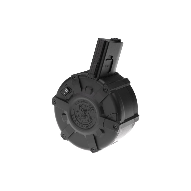 G&G Auto-Winding Drum Magazine 2300bb for AR15 Series