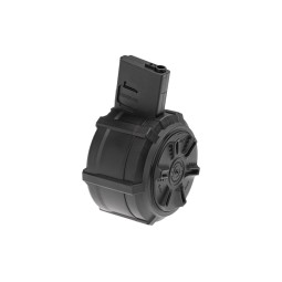 Caricatore DRUM Manuale M4 2300bb G&G | Polimero Nero