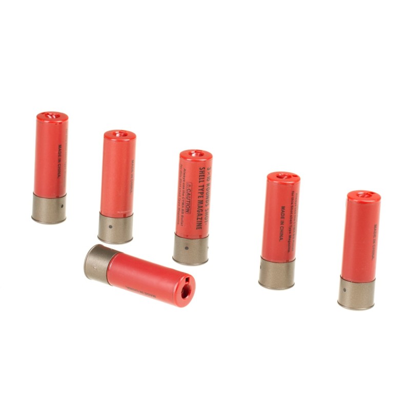 6-Pack CM350 Shotgun Shells 30bb - CYMA