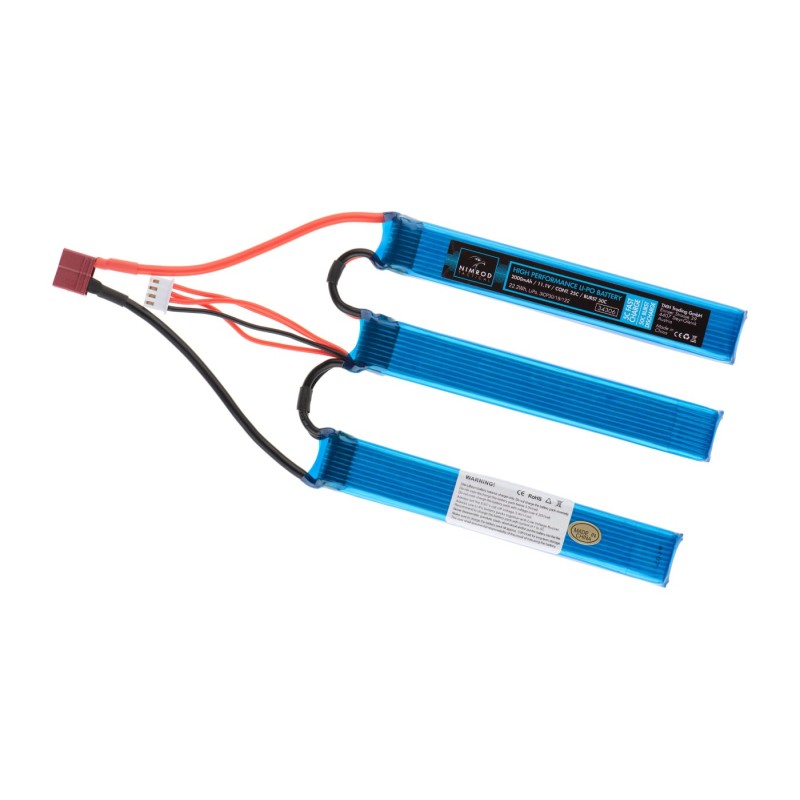 Batteria LiPo 11.1V 2000mAh 25-50C Tripla XXL (Tamiya/Deans) | Nimrod