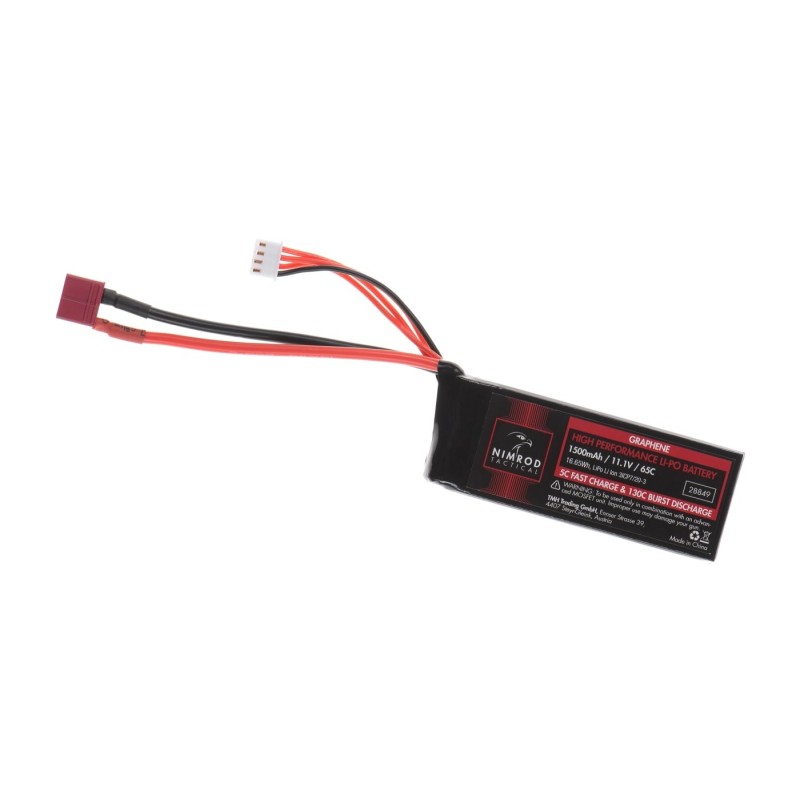 Batteria Graphene LiPo 11.1V 1500mAh 65-130C (Tamiya/Deans) | Nimrod
