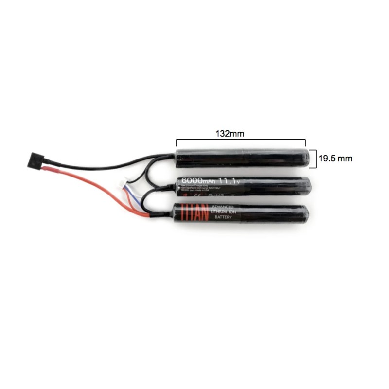 Li-Ion Battery 11.1v 6000mAh 66.6wh TRIPLE - TITAN