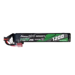 11.1v 1200mAh 25c LiPo Battery SINGLE - Gens ACE