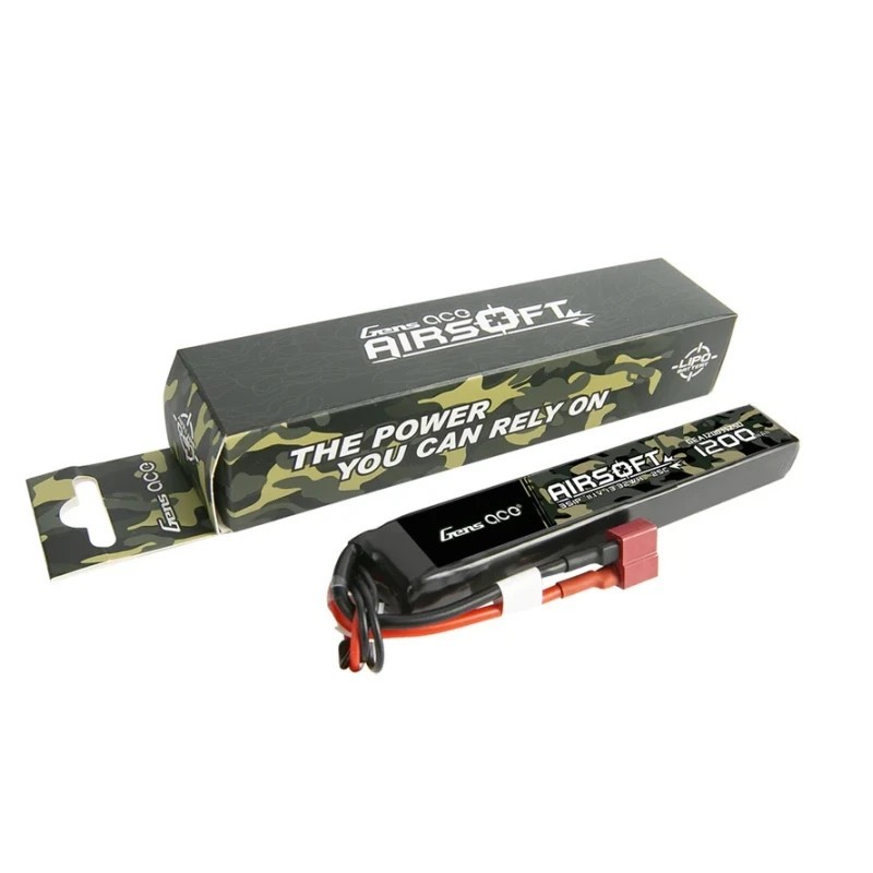 Batteria LiPo 11.1v 1200mAh 25c SINGOLA - Gens ACE
