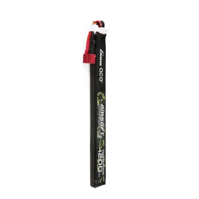 LiPo Battery 11.1v 1200mAh 25c SINGLE long - Gens ACE