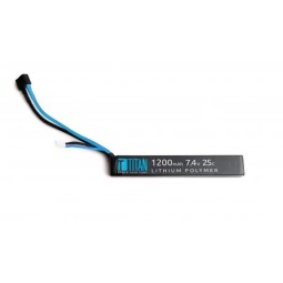 7.4v 1200mAh 25c LiPo Battery SINGLE - TITAN