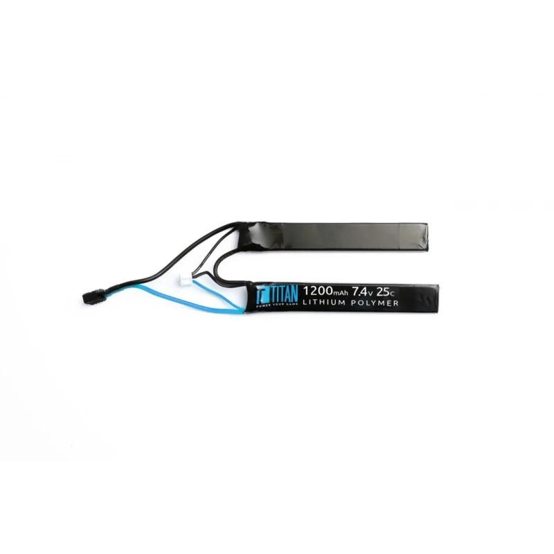 Batteria LiPo 7.4v 1200mAh 25c DOPPIA - TITAN