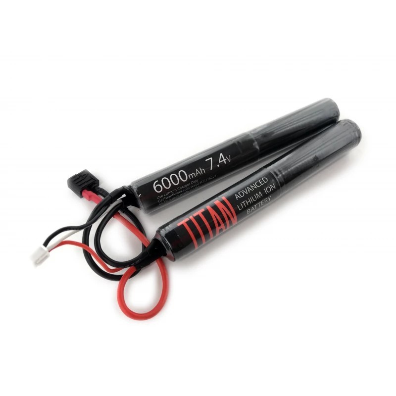 Batteria Li-Ion 7.4v 6000mAh 30c DOPPIA - TITAN