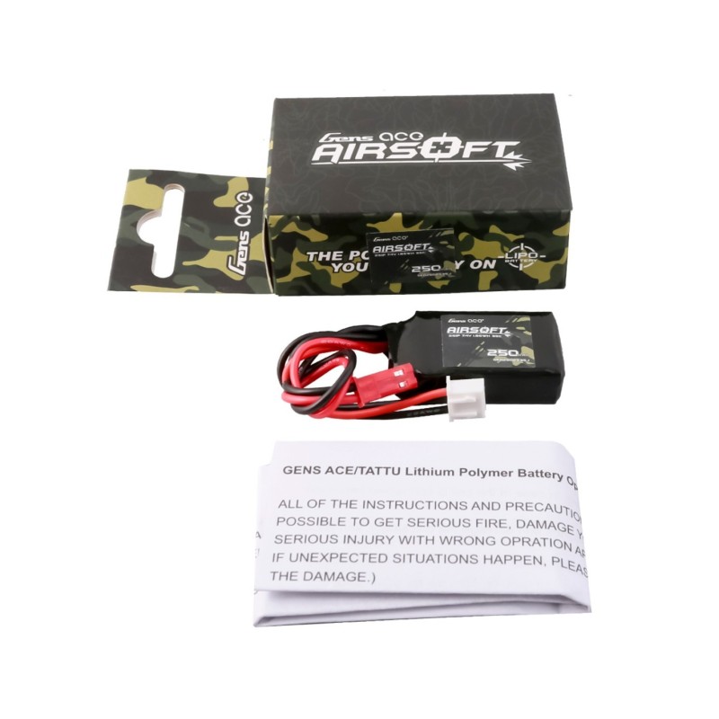 Batteria LI-PO per HPA 7.4v 250mAh 35c - Gens ace