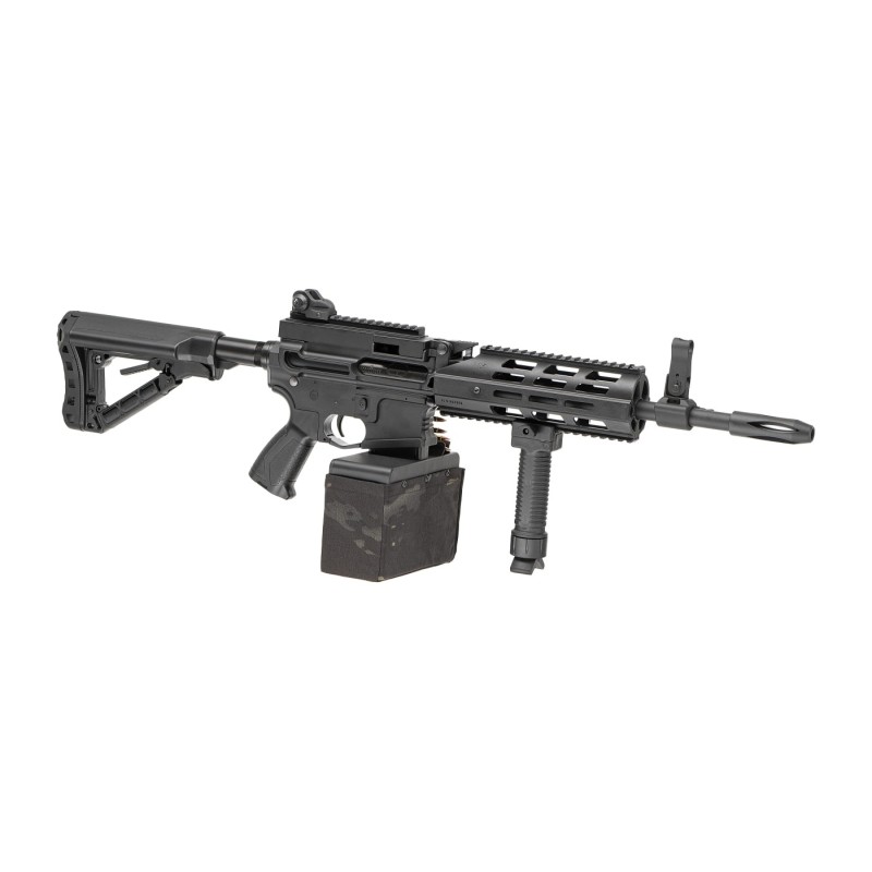 Mitragliatrice G&G CM16 LMG (Nera/Coyote) con ETU | M Tactical