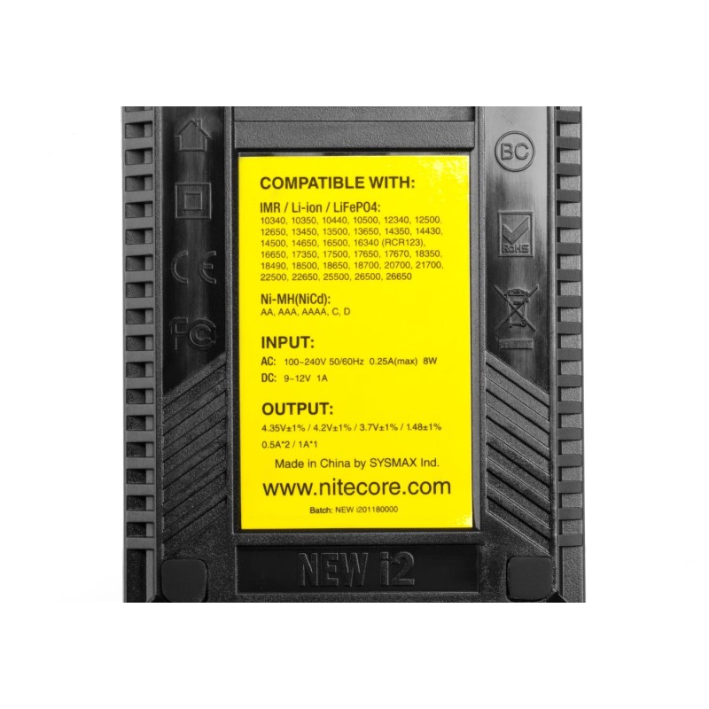 Caricabatterie Intelligente NEW i2 Dual Slot | NITECORE