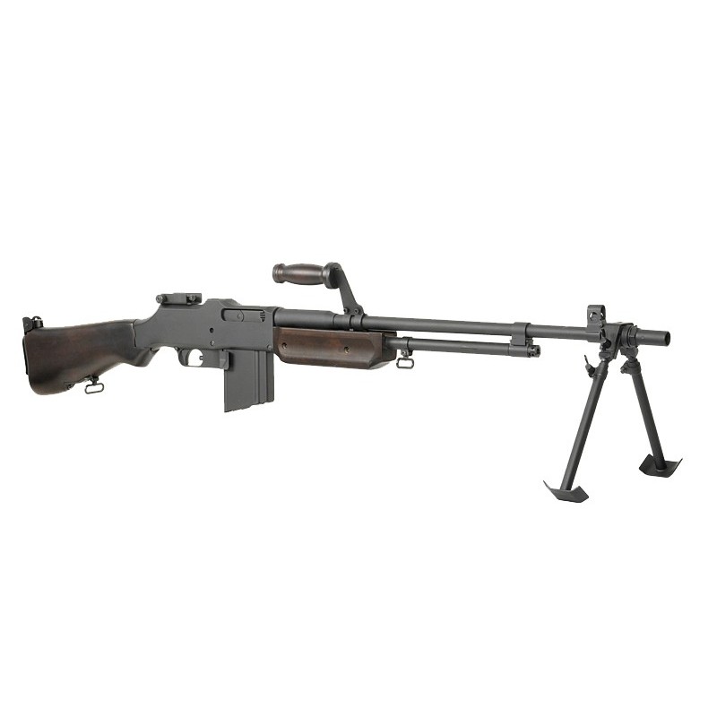M1918A2 BAR aeg machine gun real wood - S&T