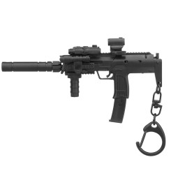 G17 Pistol Keychain 1:4 Scale with Flashlight and Real Movements