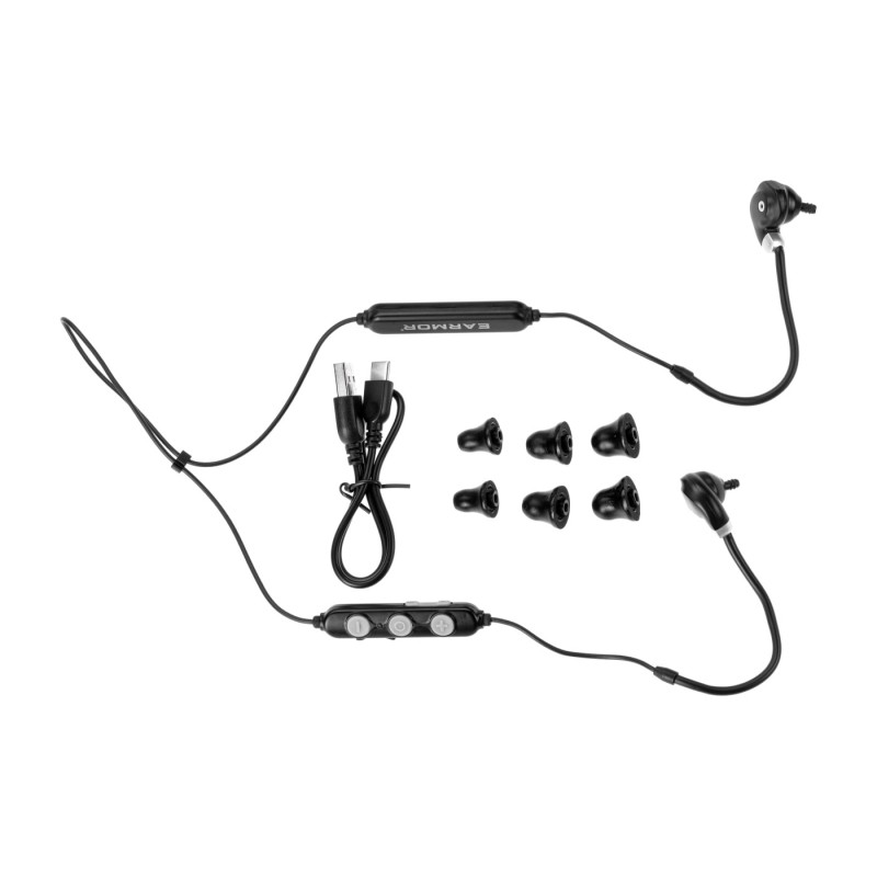 M200T Bluetooth Noise Cancelling In-Ear Headphones with Lanyard - Earmor