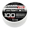 Jar of 100 Blank Rounds 6mm FLOBERT K - MAXX TECH