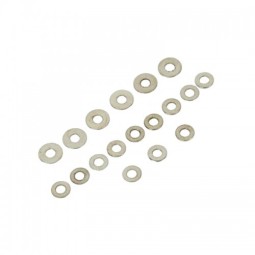 Set of 60 Shims 0.10-0.20-0.50mm diameter 3 mm - Retro Arms