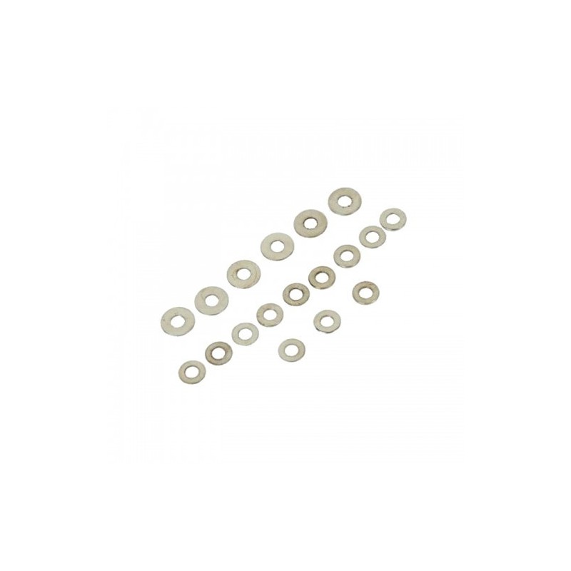 Set 60 Spessori INOX 3mm per Gearbox (Incisi al Laser) | RetroArms