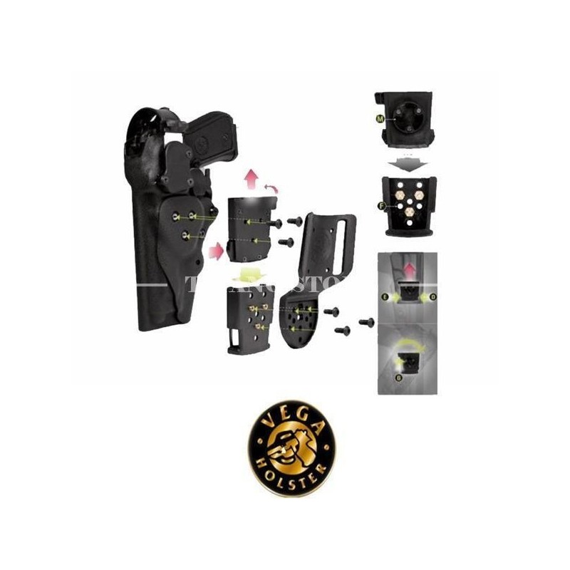 Distanziale rotativo a sgancio rapido R.D.Q.A. - Vega Holster