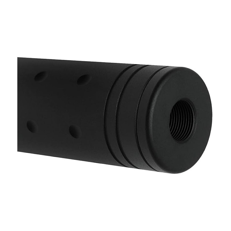 Silenziatore PUNTINATO 14mm CCW 110mm - SLONG AIRSOFT