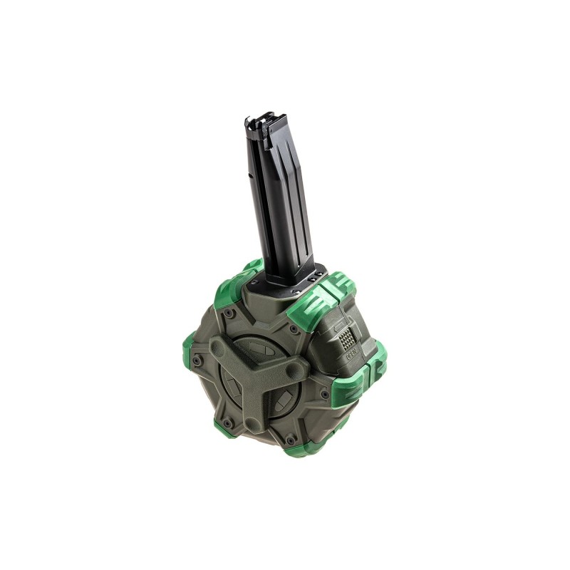 DRUM Magazine for Hi-Capa 5.1 Series 350bb Green Gas - WE