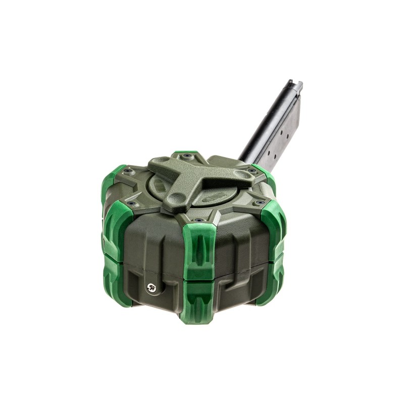 Caricatore a Tamburo WE 1911 Green Gas (350bb) | Drum Mag