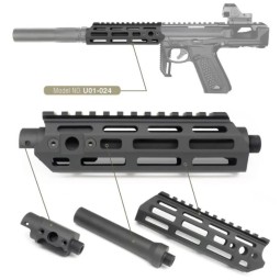 Kit Frontale SMG 6" M-LOK per AAP-01 in Alluminio CNC | Action Army
