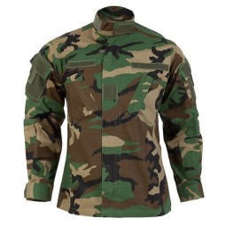 ACU RipStop Tactical Shirt 100% Cotton | Woodland, Black, Flecktarn