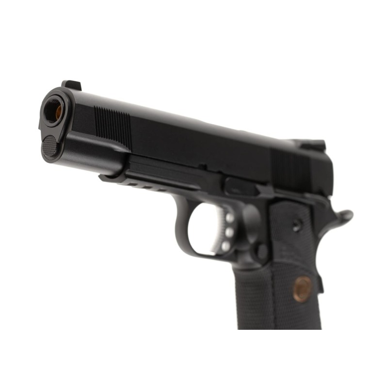 Pistola a Gas M1911 MEU Tactical WE | Scarrellante Full Metal Grip Gommato
