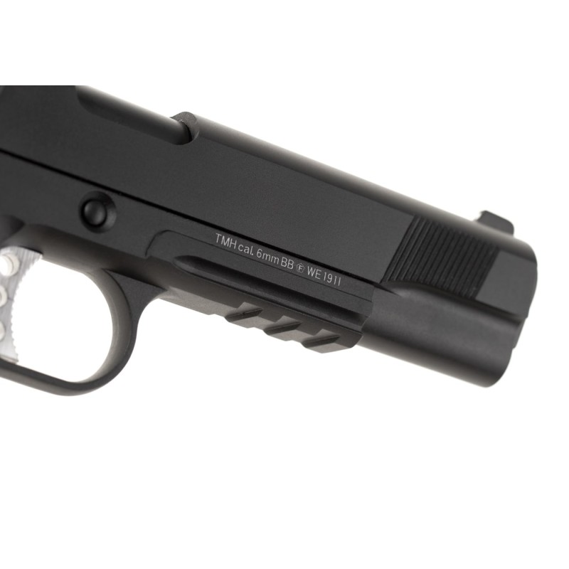 Pistola a Gas M1911 MEU Tactical WE | Scarrellante Full Metal Grip Gommato