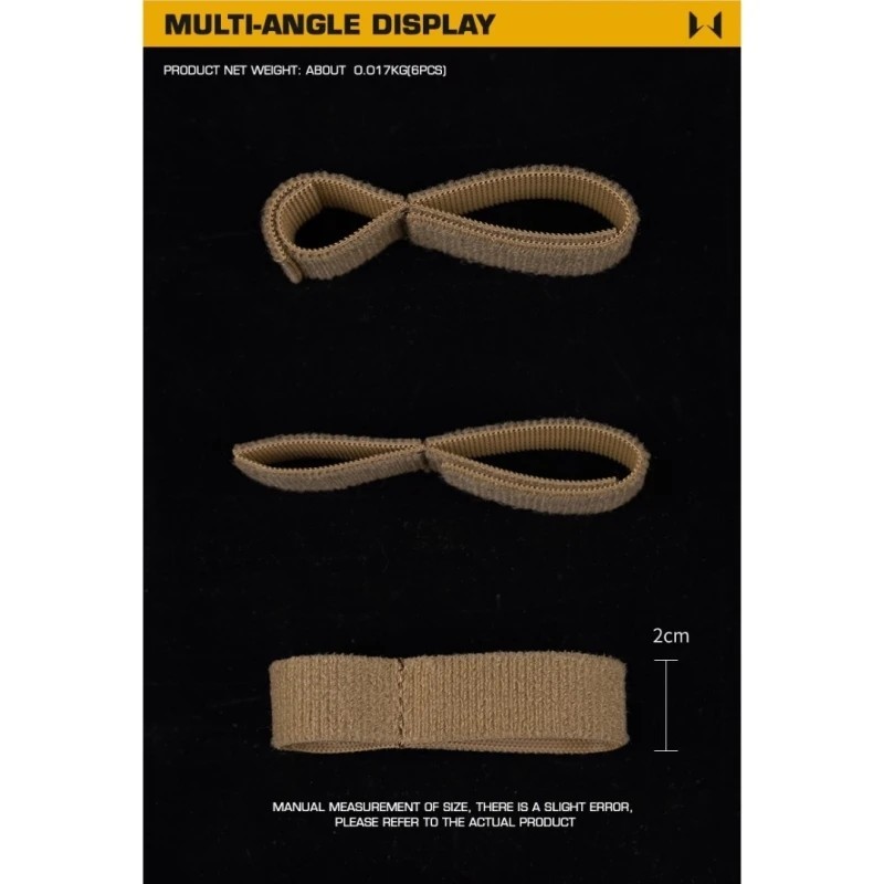 WST WoSporT 6-Pack Velcro Cable Ties | Cable Management