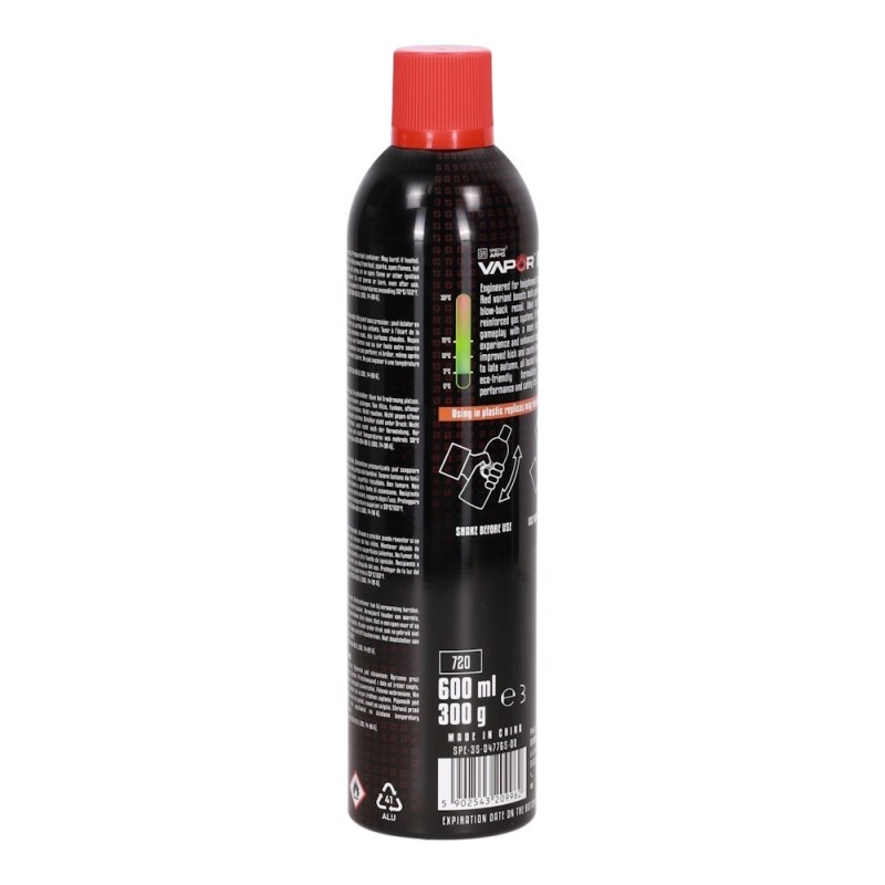 Green Gas VAPOR™ RED Winter 188 PSI 600ml | Specna Arms