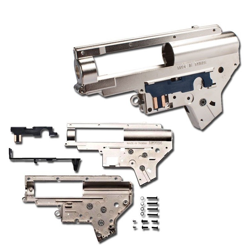 GEARBOX SEMIVUOTO RINFORZATO 8MM 2V PER M4  - LONEX