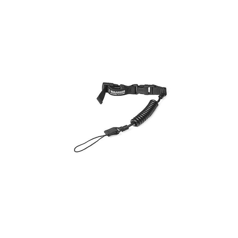 Tactical Pistol Lanyard - Black - warrior