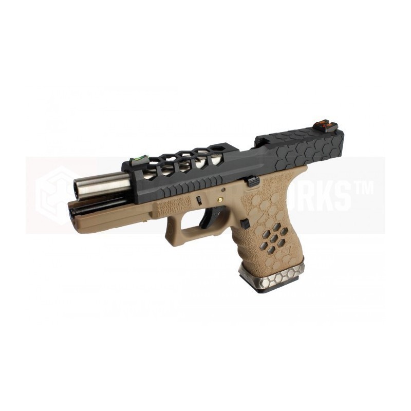 G17 Armorer Works Custom Hex-Cut - tan