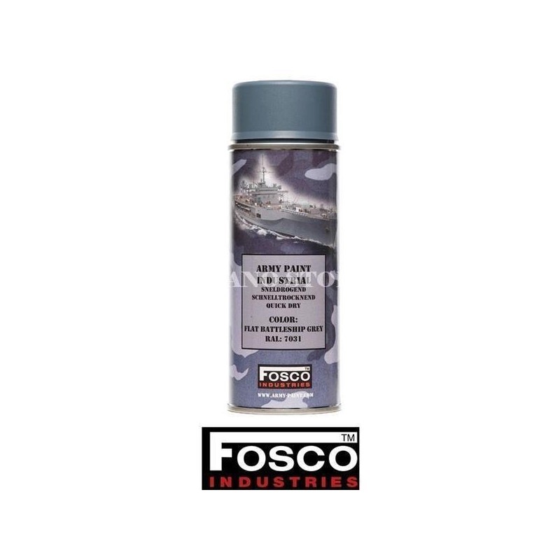 VERNICE SPRAY FOSCO FLAT BATTLESHIP GREY RAL 7031